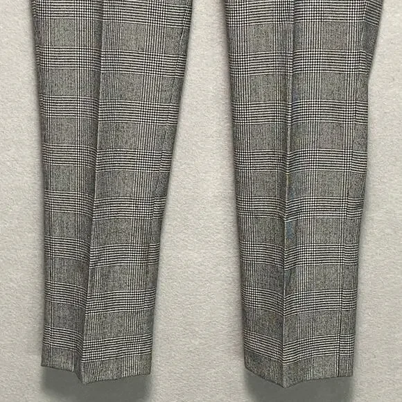 Bar III Suit Separates Men's 30x30 Dress Pants Slim Fit Black/White Plaid NEW
